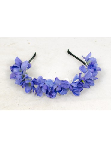 Bandeau avec des fleurs bleu