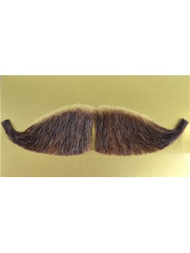 Moustache Gilbert, coloris brun